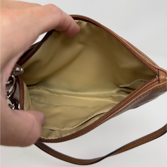 Coach Brown Leather Park Collection Wristlet - Picture 4 of 6